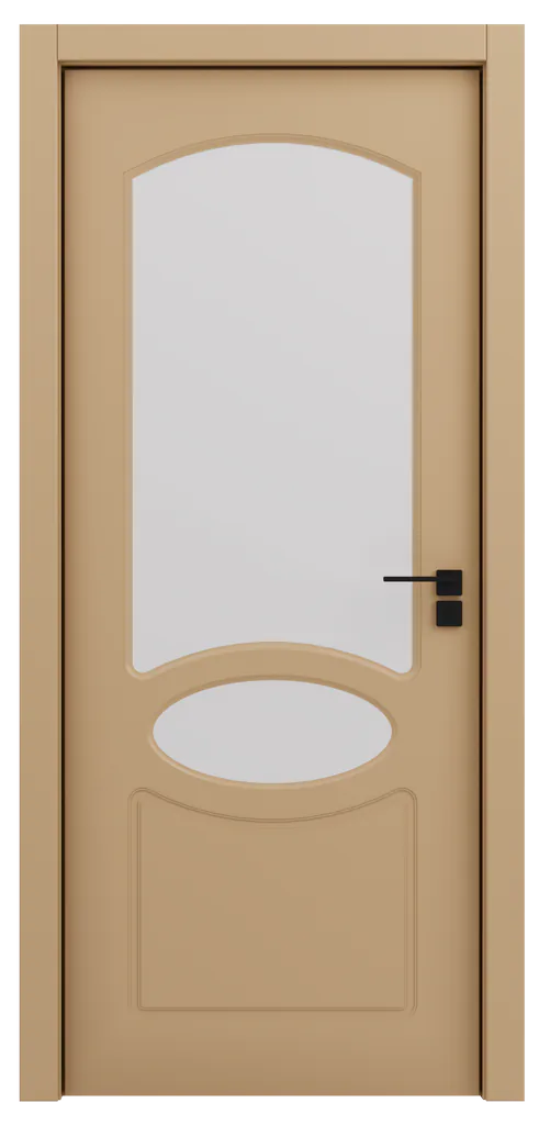 Щитовая дверь Афтора K6 остекленная